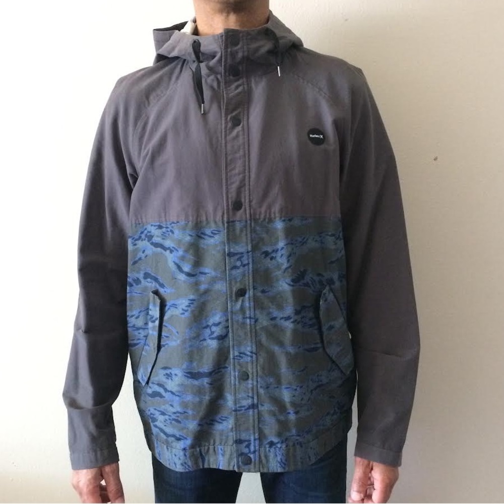Hurley Hooded Jacket Tiger Camo